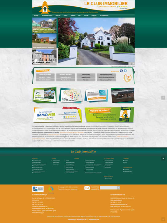 clubimmo site page 1